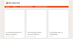 Desktop Screenshot of anti-moustique.info